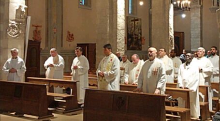 Al santuario di Crea con i sacerdoti ordinati dal 2000